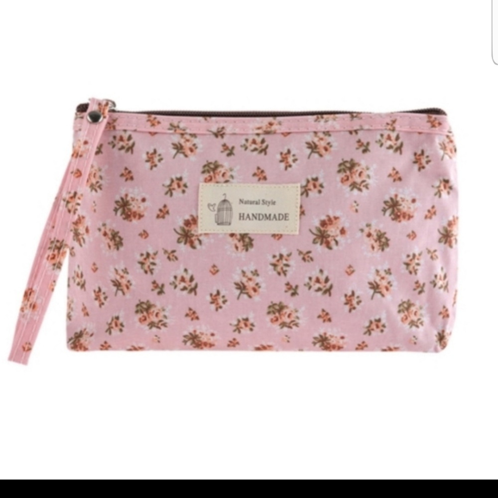 Floral Cosmetic Bag - Picture 1 of 2